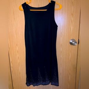 Black dress with sparkly bottom